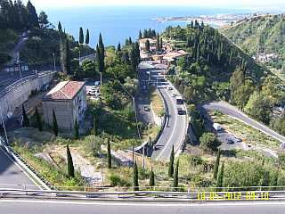 Zufahrtsstraße Taormina